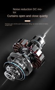 Moteur de rideau <span class=keywords><strong>Mmini</strong></span> d'origine, moteur à entraînement direct, accessoires électriques, bureau moderne, cuisine, salon - Product Image 3