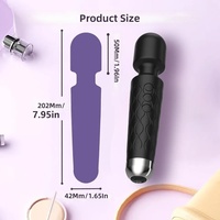 Leistungsstarker AV-Stimulator für Frauen: Klitoris- und G-Punkt-Massagegerät, USB-betrieben, manuelle Steuerung