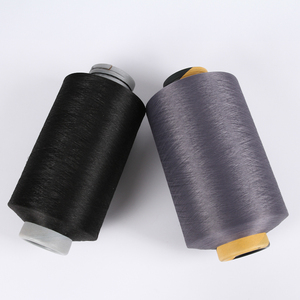 Nuevo Diseño de Tejido Suave ACY 150D 48F con 20D Poliéster Spandex Xinghui Acy, Hilo Cubierto de Aire para Calcetines - Product Image 4