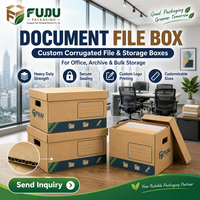 Boîtes en carton ondulé fabriquées à Guangdong, écologiques et faites à la main par FUJU - Différents types de boîtes, forme personnalisable, doublure personnalisée, impression de logo personnalisée