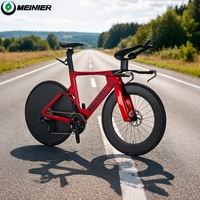 Vélo de route en fibre de carbone 700c ER9 avec groupe électronique, vélo de course TT avec roue en carbone de 88 mm et roue fermée pour course sur route