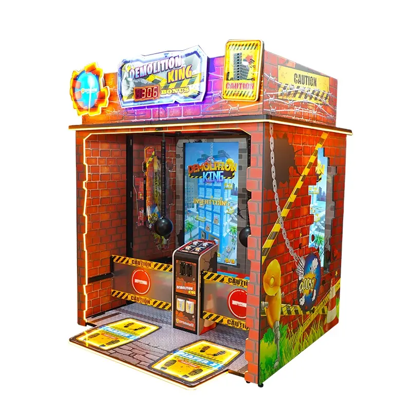 The most popular King of Doom coin-operated decompression smashing ball arcade lottery money for entertainment equipment