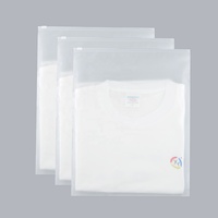 Sac à fermeture à glissière en plastique givré mat imprimé RTS pour vêtement t-shirt maillots de bain vêtements et chaussures