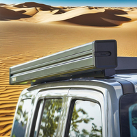 Auvent rétractable pour toit de voiture Awnlux Outdoor 4x4 avec bande lumineuse LED, auvent latéral pour voiture