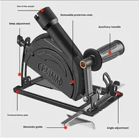 Support de conversion de meuleuse d'angle en machine à découper, base multifonctionnelle, outil universel pour la découpe du bois, du métal et des carreaux