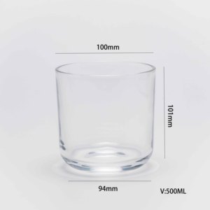Wholesale Custom Logo Luxury Glass Empty Scented <strong>Candle</strong> Jars Private Label <strong>Candles</strong> Scented Home Decor Round Bottom - Product Image 2