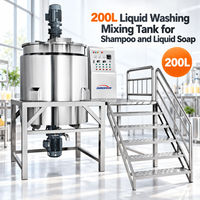 Imberson 200L Cuve de mélange liquide pour shampoing et savon, Unité homogénéisatrice à cisaillement élevé