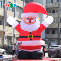 Grand Père Noël gonflable de 6 m, décorations de Noël gonflables pour la promotion en extérieur
