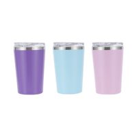 Nuevas Botellas de Agua Aisladas con Borde Anti-escaldaduras, Vaso de Acero Inoxidable con Aislamiento al Vacío de Doble Pared para Café, Helado