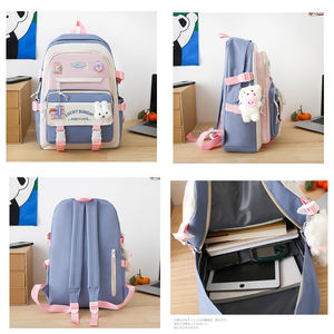 Fashion 3 Piece Travel Daypack Set Multi-Color Student Bag Large Capacity Unisex <b>School</b> Backpack <b>Lunch</b> <b>Box</b> Pencil Waterproof - Product Image 4