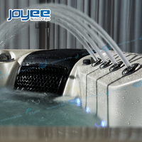 Bain à remous extérieur JOYEE pour 5 personnes avec contrôle Balboa, spa familial pour jardin, fonction massage, jacuzzi