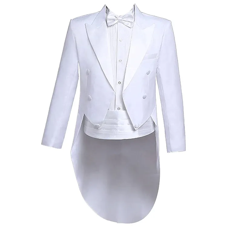 Ropa Hombre 2022 Men's Classic Fit Tuxedo Tailcoat Tail Coat Suit Cotton Polyester Porm Wedding Tuxedo Jacket Blazer