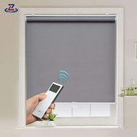 Stores enrouleurs électriques en polyester intégrés, occultants à 100 %, protection UV et isolation thermique pour bureaux