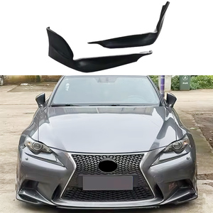 Kit de Carrocería para IS250 IS350 F Sport 2014-2016, Estilo TR-D, Divisores de Parachoques Delanteros, Material Plástico ABS, Color Negro Mate - Product Image 5