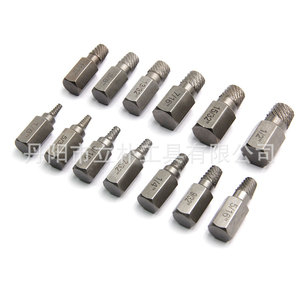 49Pc Imperial Extractor Set Spiral Flute Damaged Screw Bolt Remover Industrial Grade Sand Blasted Tool Kit - Product Image 4