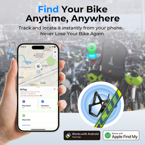 MiLi MiTag Traceur GPS Intelligent Étanche IP67 Antivol pour Vélo Support Bouteille d'<span class=keywords><strong>Eau</strong></span> Compatible IOS Android et AirTag Navigation GPS - Product Image 3