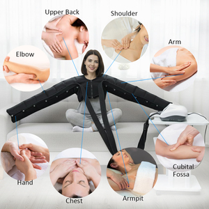เครื่องนวดบำบัดด้วยแรงดันอากาศสำหรับ<span class=keywords><strong>แขน</strong></span> ผลิตภัณฑ์ฟื้นฟูร่างกายสำหรับนักกีฬา CE Professional ระบบบำบัดด้วยการกดจุดระบายน้ำเหลือง - Product Image 3