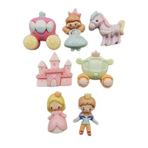 Dijes de Resina de Cuento de Hadas, Castillo, <span class=keywords><strong>Cenicienta</strong></span>, Calabaza, Princesa, Dibujos Animados, Accesorios para Manualidades - Product Image 5