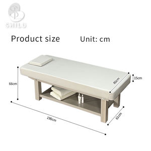 Design moderno letto di bellezza in legno resistente con pelle sintetica per uso commerciale <span class=keywords><strong>Spa</strong></span> per camera da letto - Product Image 6