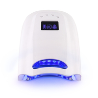 Lampe à ongles UV LED sans fil professionnelle 96W, sécheuse à ongles rechargeable avec 45 perles LED et écran LCD pour un séchage rapide du vernis gel