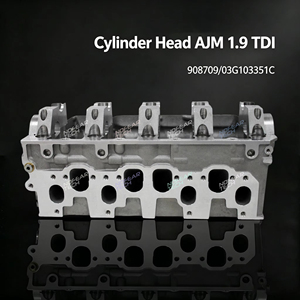 908709 <span class=keywords><strong>AJM</strong></span> Culasse de moteur en aluminium compatible avec Golf Passat Jetta Sharan Audi A4 A6 1.9 TDI 8V SOHC - Product Image 1