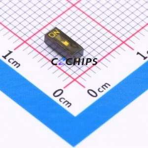 SOJ01 DIP Switch SMD,2.3x5.6mm Switch Single Pole Single Throw 1 1.27mm 25mA - Product Image 1