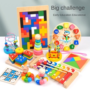 Juego de Juguetes Musicales de Madera para Estimulación Cerebral, <span class=keywords><strong>Juegos</strong></span> de Aprendizaje Temprano para Niños y Niñas de 0 a 7 Años - Product Image 4