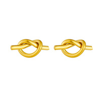 Collar de Lujo Mirawell Niche Sweetheart Estilo Hong Kong con Nudo de Amor, Perla, Flor y Cadena de Bambú, Chapado en Oro de 18K para Mujer