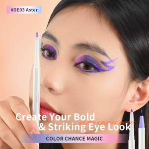 Pensil <span class=keywords><strong>Gel</strong></span> <span class=keywords><strong>Eyeliner</strong></span>, lem riasan mata multikrom, berpigmen tinggi, tahan lama, tahan air - Product Image 2