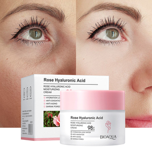 Crema Facial <span class=keywords><strong>BIOAQUA</strong></span> con Ácido Hialurónico y Rosa, Hidratante, Reparadora, Suavizante, Antiarrugas, Blanqueadora, Productos de Belleza Facial - Product Image 1