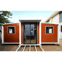 Maison prête à l'emploi Petites maisons de 2 chambres à vivre dans des maisons préfabriquées construites avec des conteneurs Maison extensible