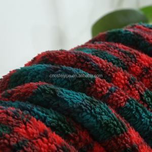 FY Scottish <strong>Tartan</strong> Sherpa Raschel Blanket Red Green Plaid Flannel Nap Polar Manta Luxury Scottish Style <strong>Throw</strong> - Product Image 6