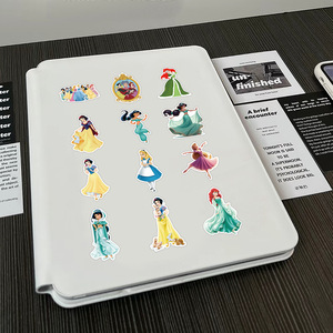 Colección de <span class=keywords><strong>Princesas</strong></span> de Dibujos Animados DSN, Papelería Creativa Móvil, Cuaderno, <span class=keywords><strong>Taza</strong></span> de Agua, Adhesivo Decorativo para Patineta - Product Image 2