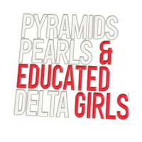 Nouveaux bijoux personnalisés pour femmes, lettres en ruban rouge, blanc et bleu, Sorority PYRAMIDS DOVES PEARLS EDUCATED ZETA GIRLS, mariage