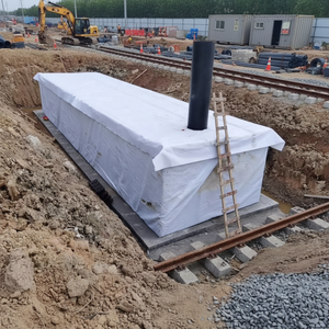 Système de contrôle des eaux pluviales à emboîtement robuste 1x1m 30-60t aux couleurs personnalisées : réservoir d'atténuation souterrain avec géotextile - Product Image 6