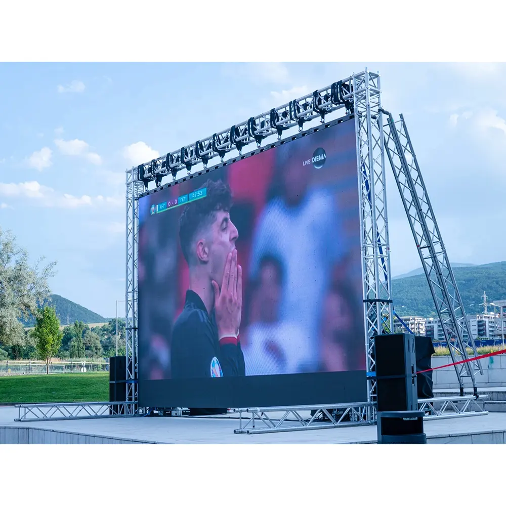 Fondo de concierto Fondo de escenario P3 Big Led Video Wall Panel exterior 3,9 3,9 Mm P3.91 Alquiler de pantalla Led para eventos