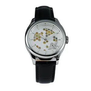 New Black strap men watch Personalized dial design watch manufacture Luminous Functions premium watch