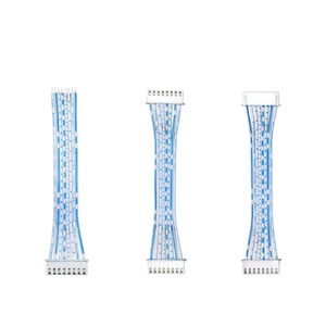 Cabo de Fita de Cobre Azul e Branco XH2.54 com Terminal Dupont, Cabo de Alimentação 2-12p para Montagem de Fiação de Máquinas de Computador - Product Image 4