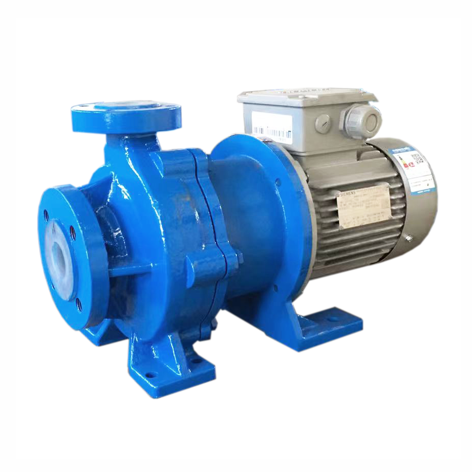 Saline Brine Salt Water Unloading Chemical Seamless Magnetic Force PFA Lined Pump