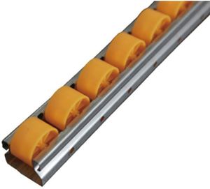 רולר מתכת גיליון מסלולים זרימה רולר מסלול פלאפון רצועות רולר פלסטיק - Product Image 3