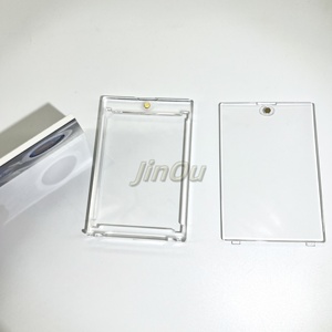 200pt Grosir Kartu Tebal Transparan Rigid <span class=keywords><strong>Toploader</strong></span> One Touch Case Protector Magnetic Card Holder JO-R-0616 - Product Image 3