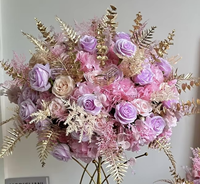 Bunga Mawar Hydrangea Pink 50cm Grosir, Dekorasi Tengah Meja Menakjubkan untuk Pernikahan, Hotel & Restoran, Kualitas Terbaik, Produk Terlaris