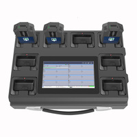 Estación de Acoplamiento de 8 Ranuras con Pantalla de 7 Pulgadas, Compatible con Sistema Windows Integrado, 2TB, Gestión Múltiple para Cámaras Corporales
