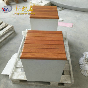 Nuevos Materiales de Construcción de Piedra, Taburete Cuadrado de Piedra Taishike XMS006, Hormigón de Alto Rendimiento Resistente a la Corrosión, para Patio Exterior - Product Image 3