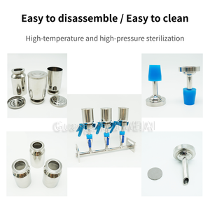 WEIAI 3/6-Platz-Filterhalter-Einheit 47/50mm für Labor, Lebensmittel, Wasser, Mikrobiologie-Tests, 316L Edelstahl Vakuumfiltrationsverteilerbasis - Product Image 6