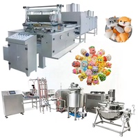 Ligne de production continue de guimauves protéinées 4 couleurs, machine à fabriquer des guimauves blanches de type soufflé pour les producteurs de bonbons