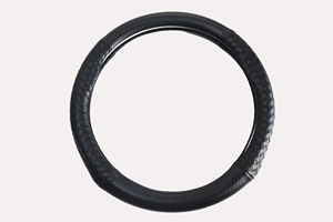 Housse de volant de voiture universelle personnalisable de 15 pouces pour Hiace, design sport en cuir, nouvelle - Product Image 5