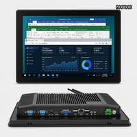 Panel PC Industrial Todo en Uno de 12.1/13.3/15/15.6/21.5 Pulgadas, Montaje Empotrado, Sin Ventilador, IoT Edge Computing Gateway, IP65