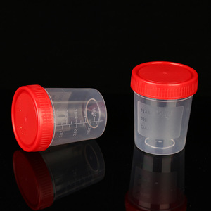 Graduated Plastic <b>Measuring</b> Cup 100Ml With <b>Spoon</b> For Laboratory Use - Product Image 3