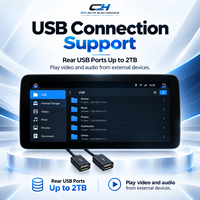 Pour Mercedes-Benz Classe C W204 NTG 4.5 2011-2013, autoradio Android 15 10,25 pouces 8 cœurs, lecteur multimédia 4G WIFI GPS FM